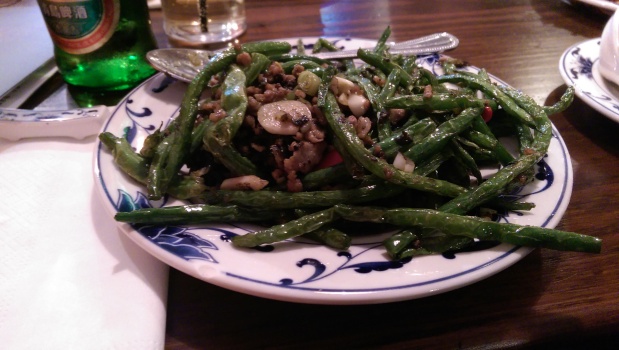 Green Beans with Chilli Oil